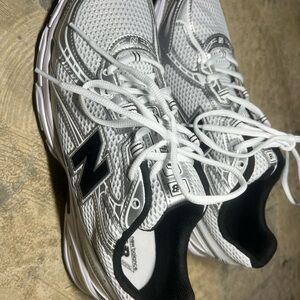 New Balance Gray and Black Athletic Shoes